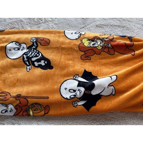 Casper the Friendly Ghost & Wendy Blanket Throw 50x70” Halloween Costumes NEW - Picture 14 of 16